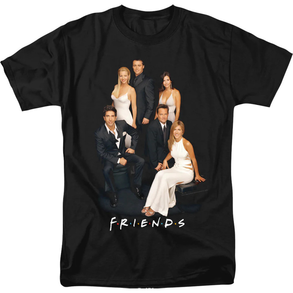Cast Portrait Friends T-shirt Classic TV Show Graphic Unisex Gift For Fans Tee